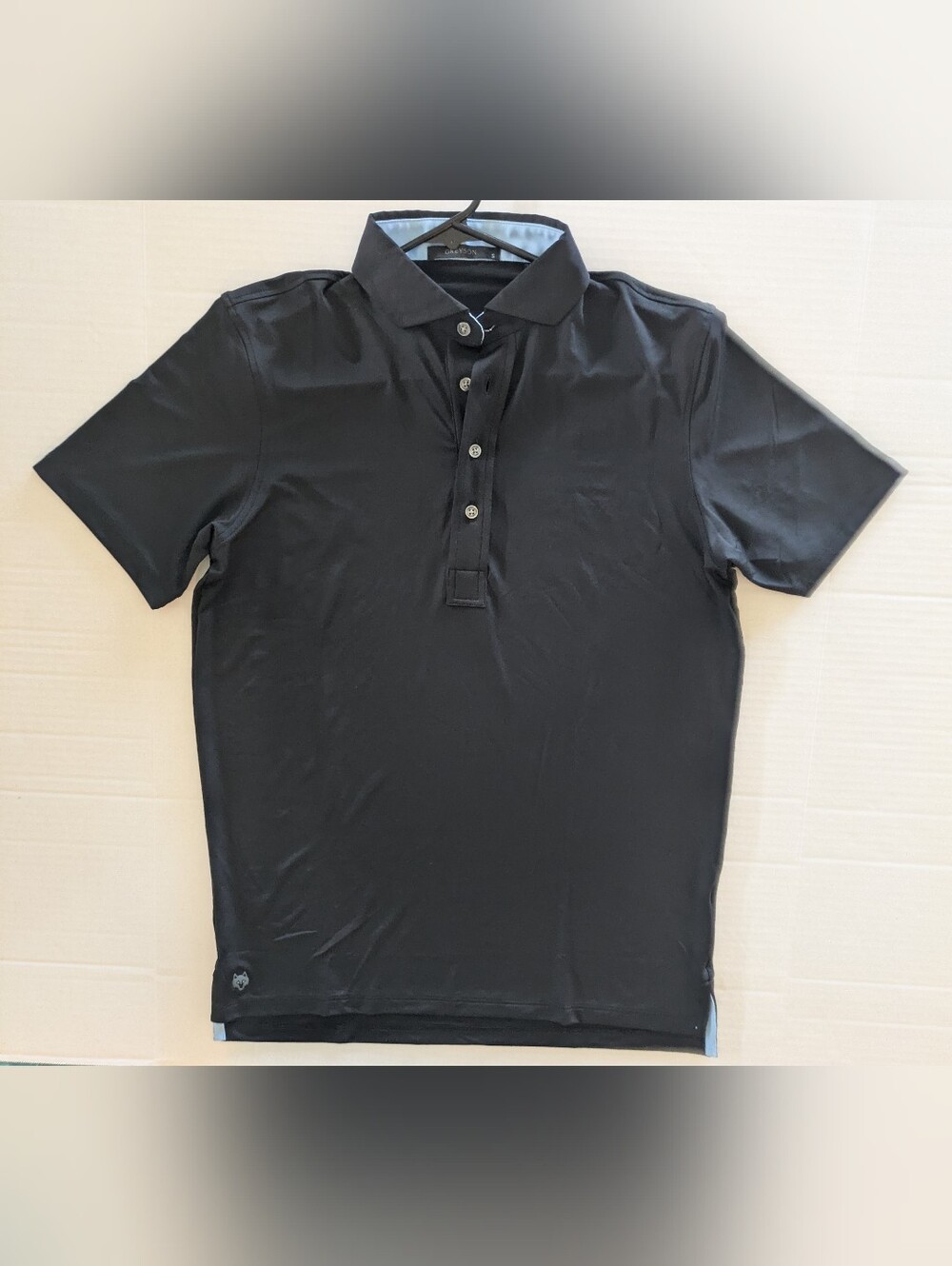 Greyson Men's Black Short-Sleeve Polo Shirt- Sm (NWOT)